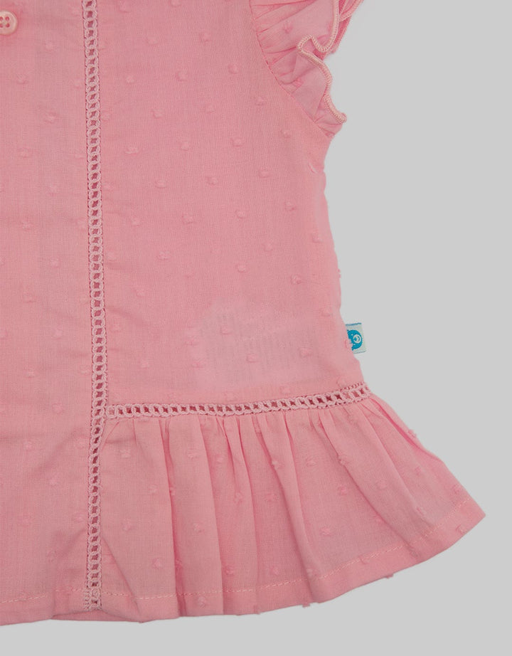 Pipiniko Short Sleeve T-Shirt Blouse Swiss Dot