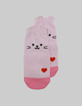 Pipiniko Socks Girls Rabbit Heart Anti Slip