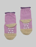 Pipiniko Girls Socks Cat Purple Anti Slip