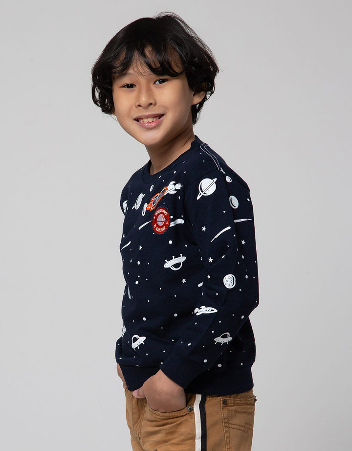 Little M Space Aps Sweater Anak Laki-laki
