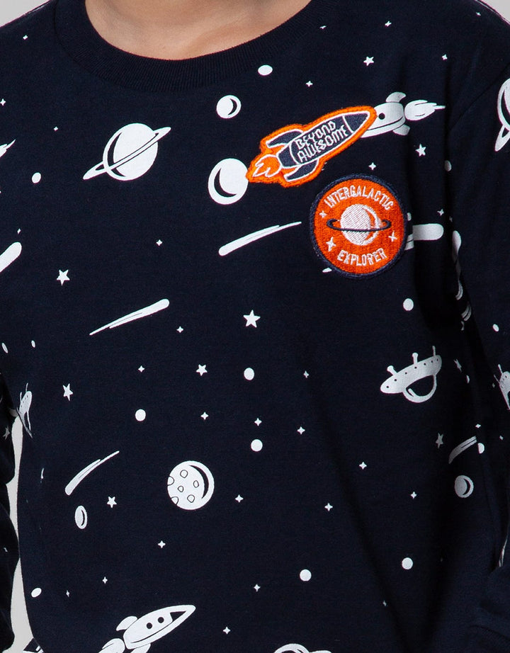 Little M Space Aps Sweater Anak Laki-laki