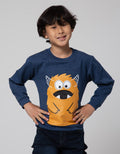 Little M Sweatshirt Monster Aplikasi