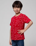 Little M Dino Bordir Kaos Anak Laki-Laki