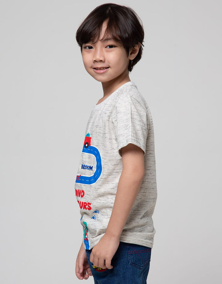 Little M Dino Maps Kaos Anak Laki-Laki