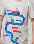 Little M Dino Maps Kaos Anak Laki-Laki