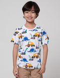 Little M Short Sleeve T-Shirt Dino Car