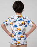 Little M Short Sleeve T-Shirt Dino Car