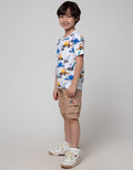Little M Short Sleeve T-Shirt Dino Car