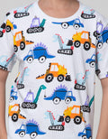 Little M Short Sleeve T-Shirt Dino Car