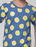 Little M Matahari Print Kaos Anak Laki-Laki