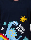 Little M Dino Dude Kaos Anak Laki-Laki