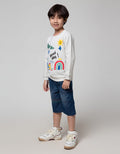 Little M Dino Goodbye Sweater Anak Laki-Laki