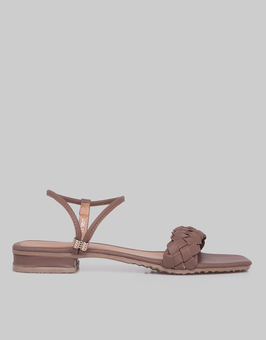Details Slipper Sandals Woman Braid Single Strap