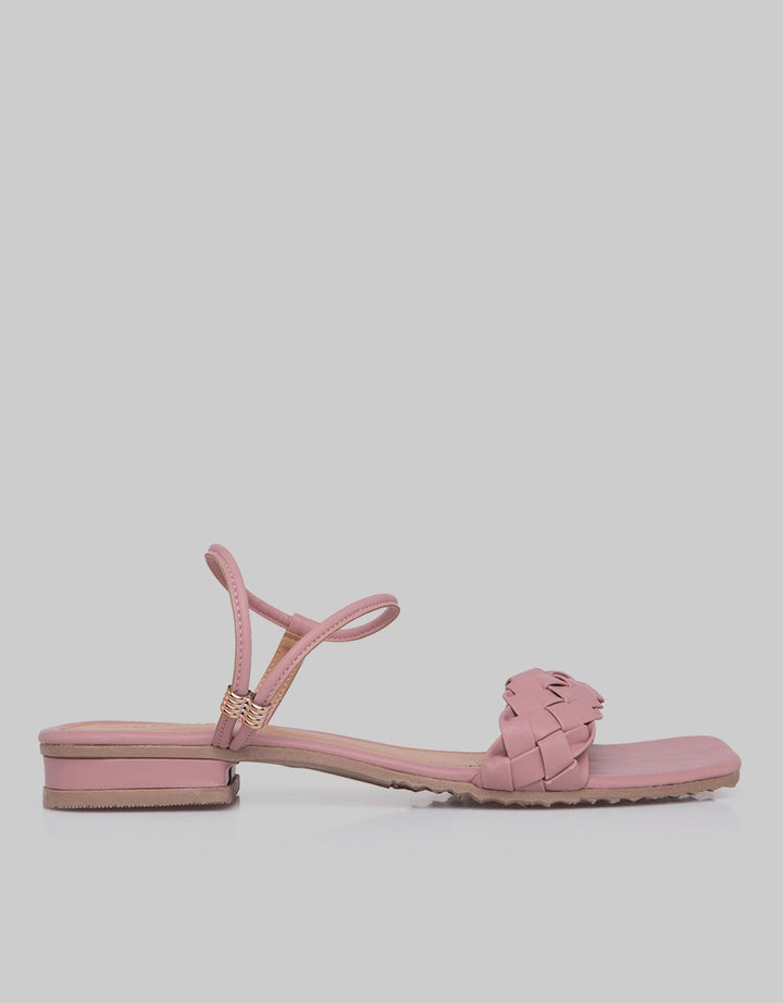 Details Slipper Sandals Woman Braid Single Strap
