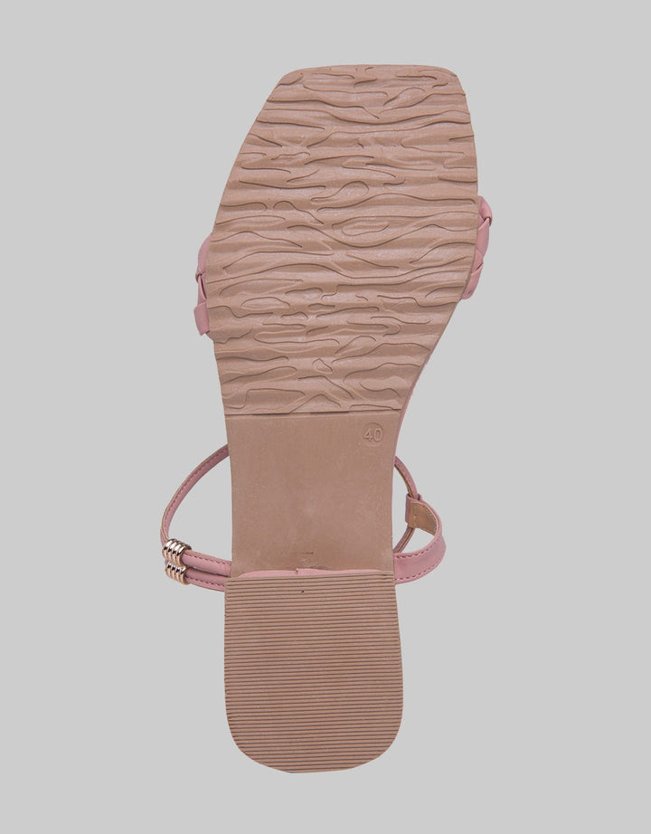 Details Slipper Sandals Woman Braid Single Strap