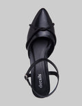 Details Slingback Shoes Woman Pointy Sling Back