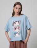 Nevada Short Sleeve T-Shirt Boxy Anime I Like Watching Anime