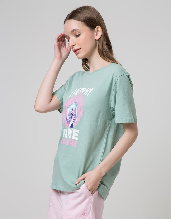 Nevada Short Sleeve T-Shirt Anime I Paused My Anime To Be Here