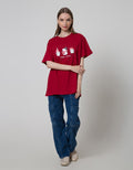 Nevada Short Sleeve T-Shirt Embossed Xmas22 Cat