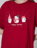 Nevada Short Sleeve T-Shirt Embossed Xmas22 Cat