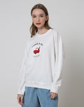 Nevada Sweater Embossed Xmas Peace And Joy
