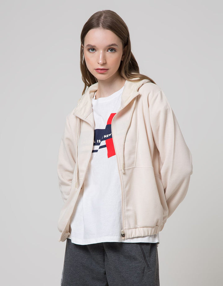 Nevada Cut Sewn Jaket Hoodie Wanita