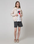 Nevada Cut Sewn Jaket Hoodie Wanita