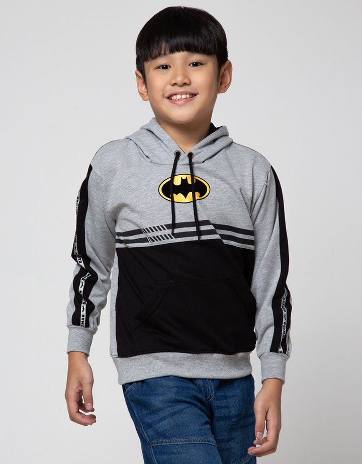 Character Sweater Hood Batman Logo