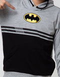 Character Sweater Hood Batman Logo