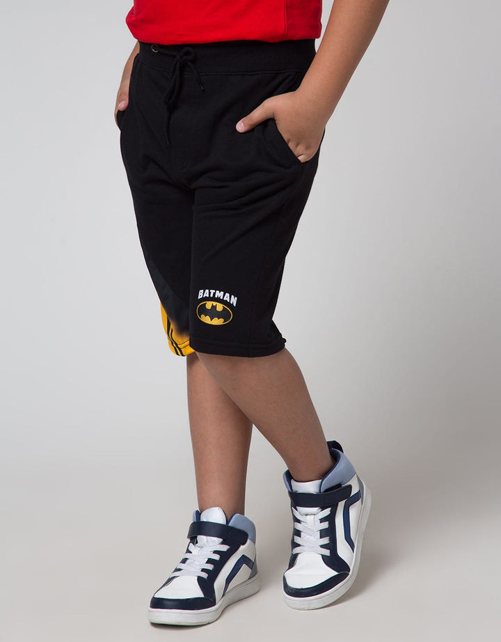 Character Short Pants Knit Batman Logo Lis Bawah
