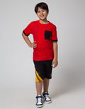 Character Short Pants Knit Batman Logo Lis Bawah