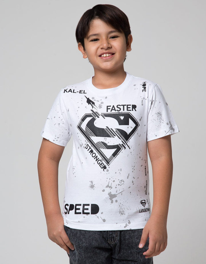 Character Center Superman Logo Boys T-Shirt