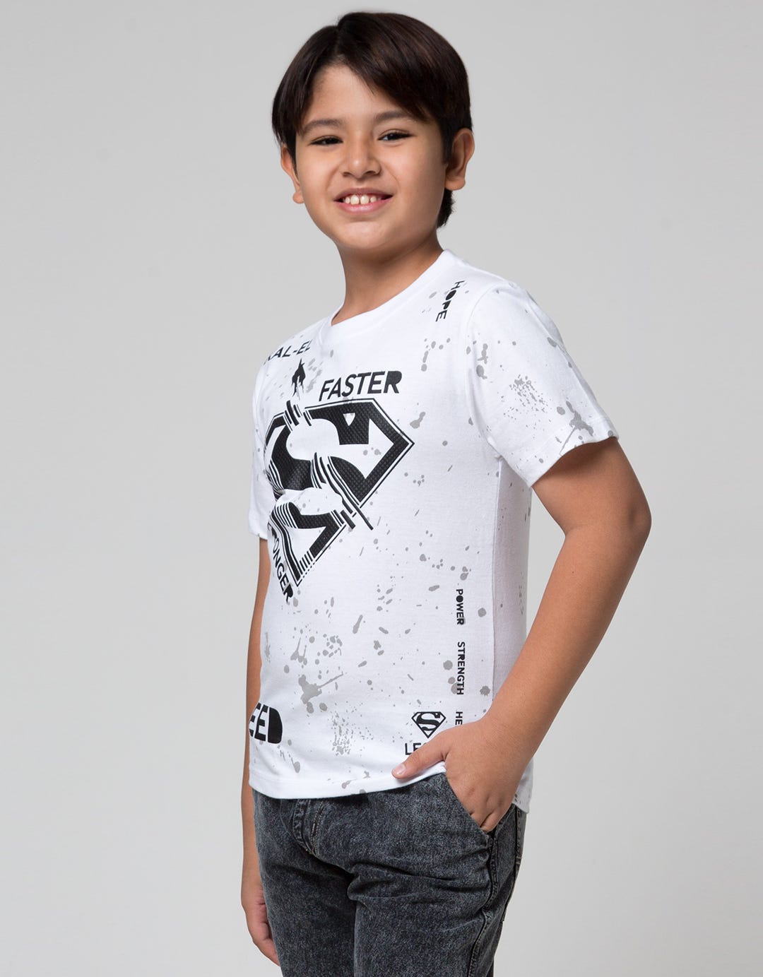 Character Center Superman Logo Boys T-Shirt