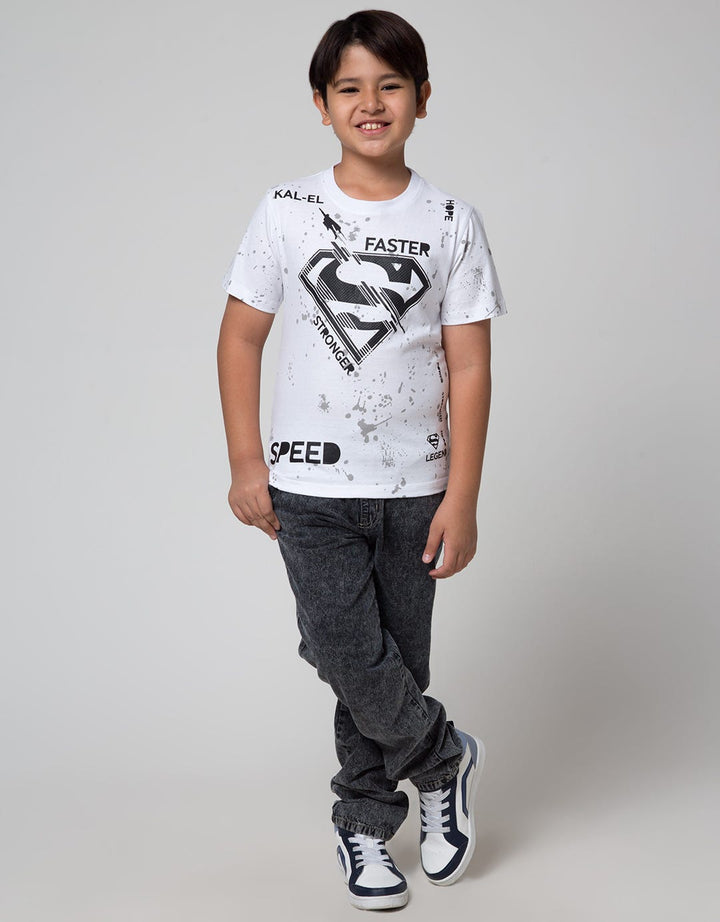 Character Center Superman Logo Boys T-Shirt