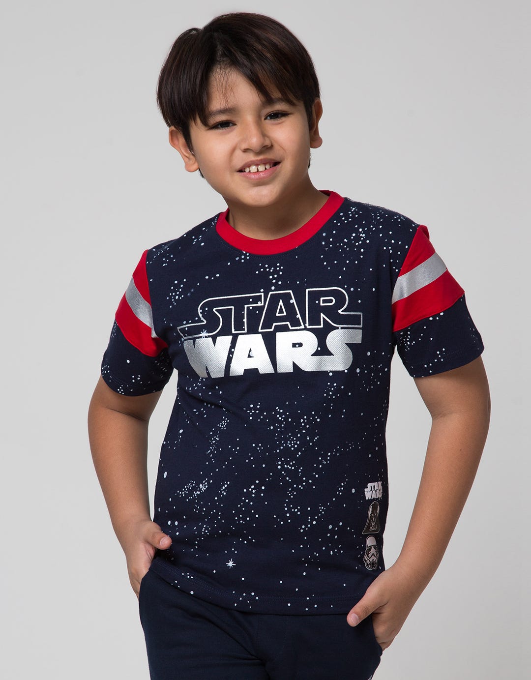 Star Wars Cutsewn Sleeve Splash Print T-Shirt