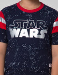 Star Wars Cutsewn Sleeve Splash Print T-Shirt