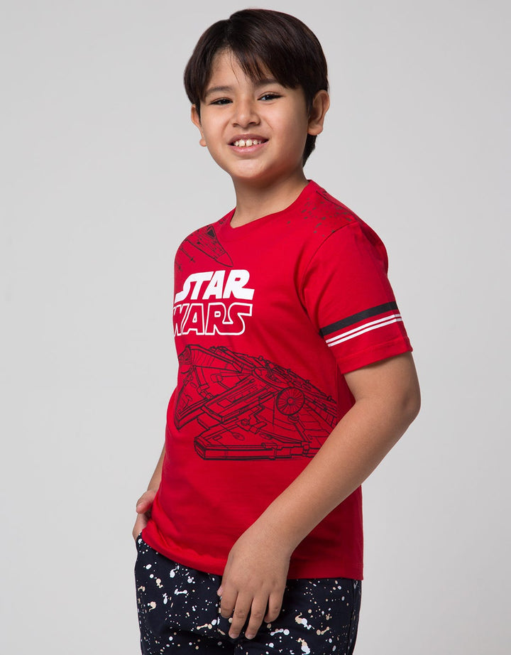 Star Wars T-Shirt Splash Lengan Cutsewn