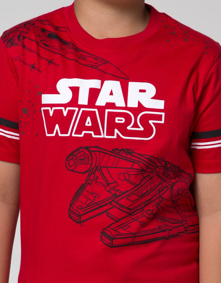 Star Wars T-Shirt Splash Lengan Cutsewn