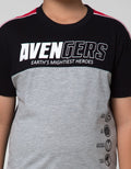 Marvel Short Sleeve T-Shirt Sport Avenger Cutsewn Komb Tape