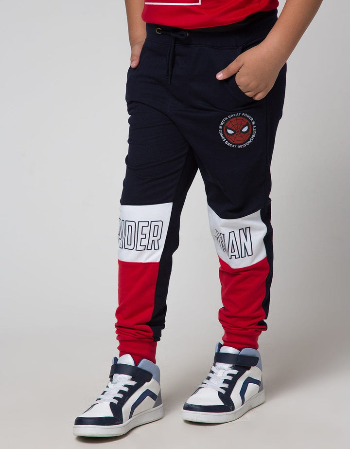 Marvel Long Pant Knit Spiderman Cut Sewn