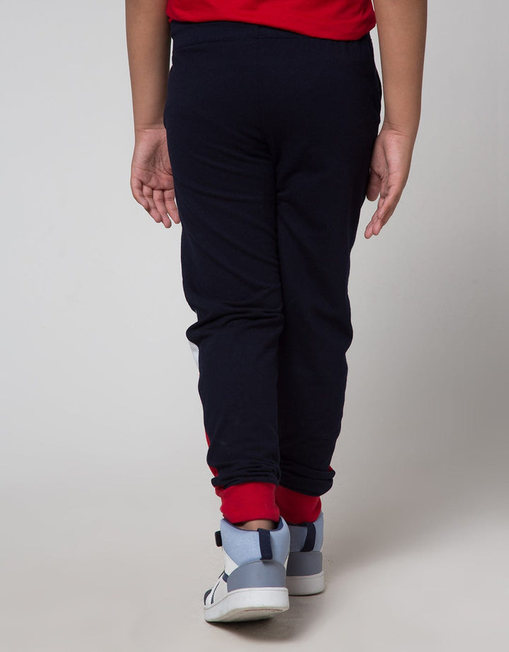 Marvel Long Pant Knit Spiderman Cut Sewn