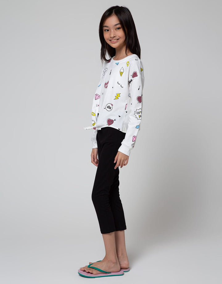 Nevada Girls Ribbon Detail T-Shirt