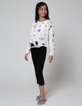 Nevada Girls Ribbon Detail T-Shirt