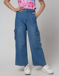 Nevada Denim Long Pants Leg Kantong Kargo