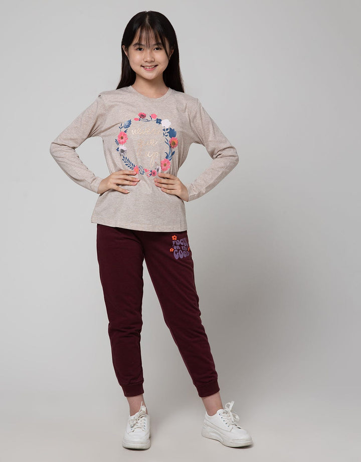 Nevada Jogger Pants Knit Retro Print