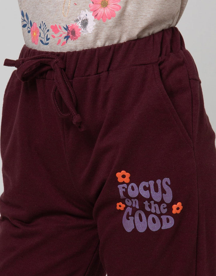 Nevada Jogger Pants Knit Retro Print
