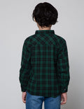 Little M Long Sleeve Shirt Bahan Flanel