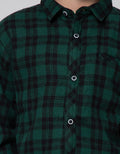 Little M Long Sleeve Shirt Bahan Flanel