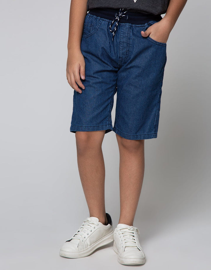 Nevada Rib Pinstripe Boys Shorts