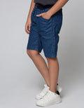 Nevada Rib Pinstripe Celana Pendek Anak Laki-laki